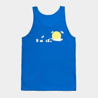 rabbit and moon Tank Top